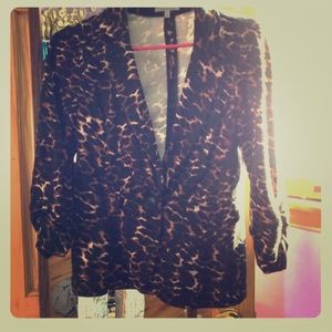 Leopard blazer